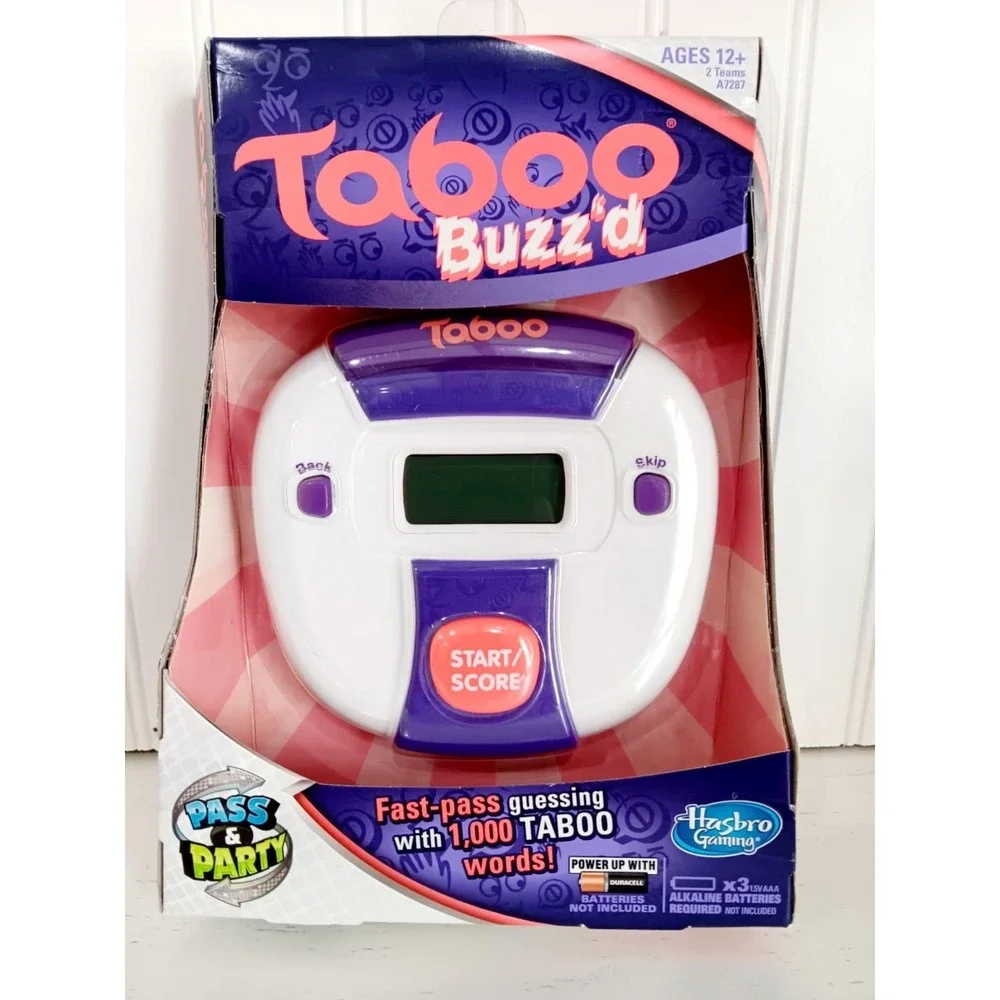 Hasbro Gaming 2013 Taboo Buzz'd Pass & Party Handheld Game